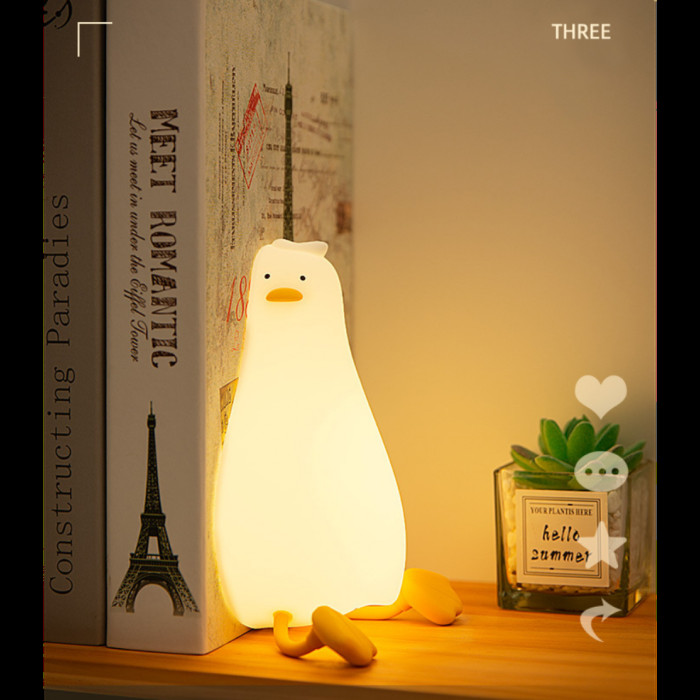 Силіконовий нічник Качка L41