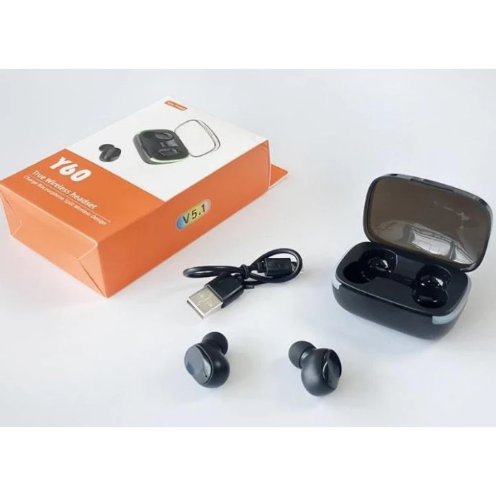 Навушники бездротові в боксі Y60