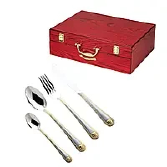 Набор столовых приборов RB-2434 из 72 предметов в подарочном чемодане на 12 персон