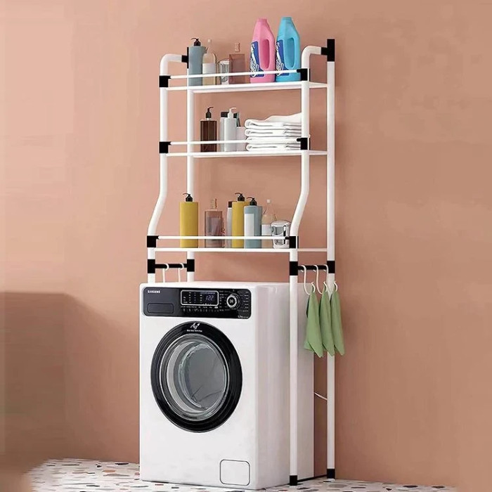 Підлогова стійка над пральною машиною NO8825 — 68х25х160 см