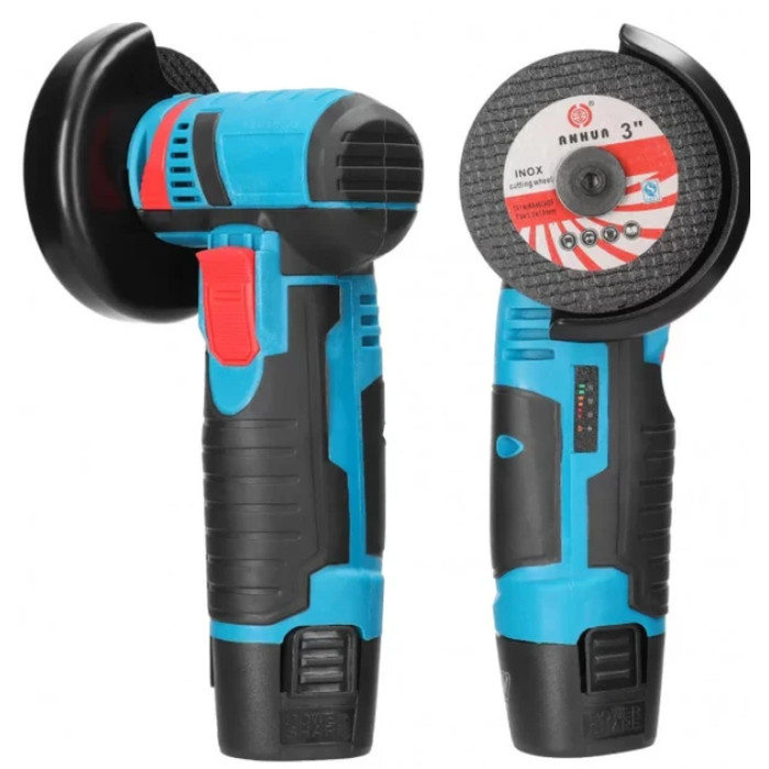 Кутова шліфувальна машина з літієвою батареєю, 19500 об./хв