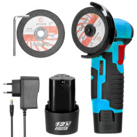 Угловая шлифовальная машина с литиевой батареей, 19500 об/мин