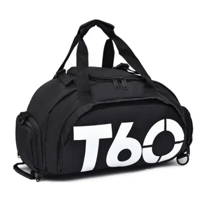 Спортивна сумка рюкзак-трансформер Т60 чорний