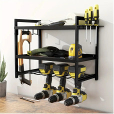 Органайзер-полиця для інструменту настінний метал 2 яр MZY-856 2,4kg 49 см*20,40см*34