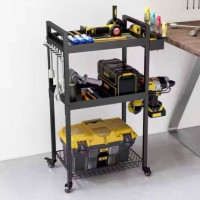 Візок для електроінструментів, 3-ярусний металевий MZY-857 6,3kg 61 см*31см*86см