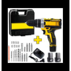 Шурупокрут Жовтий 12V з 2 акб та інструмент