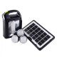 Багатофункціональний ліхтар Cclamp CL-02 із сонячною панеллю і 3 лампочки