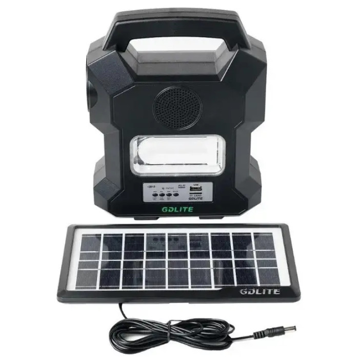 Солнечная станция Power Bank,FM радио GDLite GD-1000A