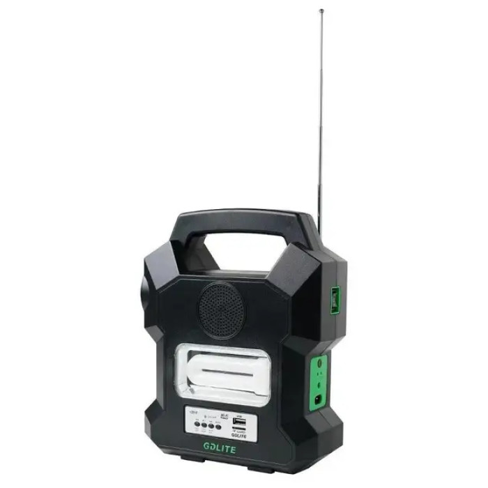 Солнечная станция Power Bank,FM радио GDLite GD-1000A