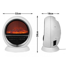 Керамический тепловентилятор-камин на 1,5 кВт Flame Heater