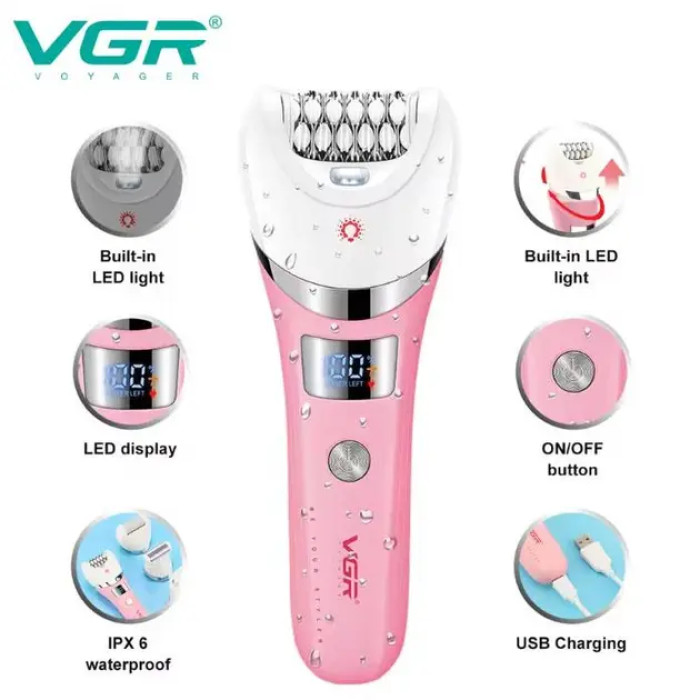 Многофункциональный эпилятор VGR V-759