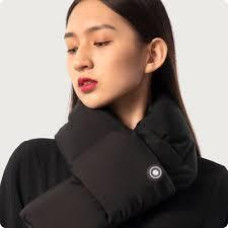 Шарф intelligent heating scarf с подогревом фиолетовый, черный