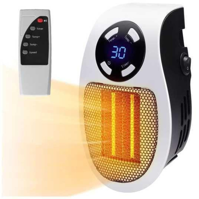 Портативный обогреватель 500W, Portable Heater с пультом и дисплеем