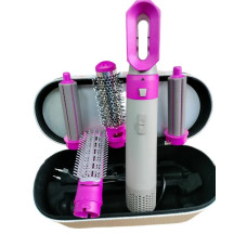 Потужний фен HAIR BRUSH для волосся 1000 Вт 5 в 1 в подарунковому білому кейсі