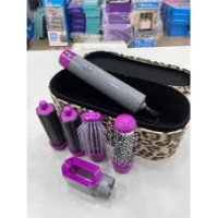 Потужний фен HAIR BRUSH для волосся 1000 Вт 5 в 1 в подарунковому леопардовому кейсі