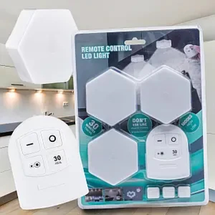 Набор из 3 светодиодных светильников Remote Control + пульт д/у