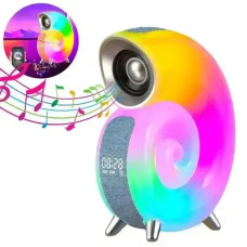 Нічник міні Conch N63 APP 6W з підсвічуванням вбудованим динаміком і годинником