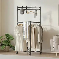 Стелаж для одягу YH9914C, чорний