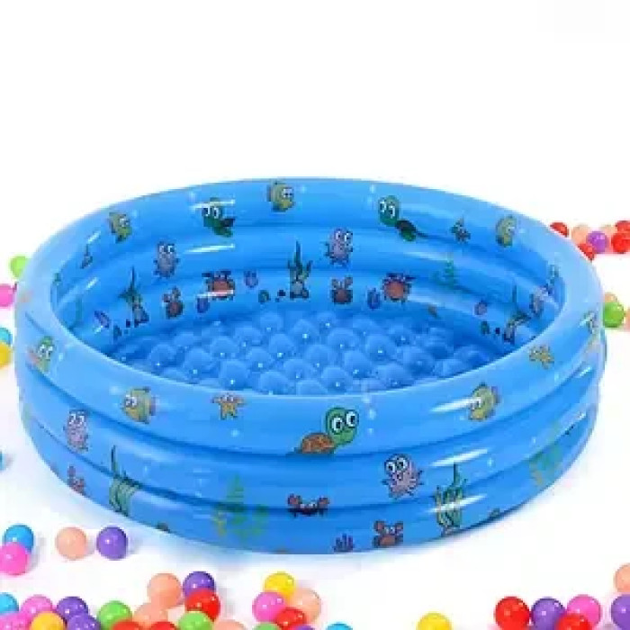 Басейн 130 см (бульбашкове дно з принтом)