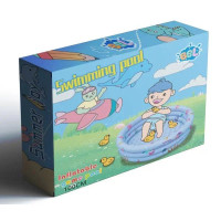 Бассейн 130 см (пузырчатое дно с принтом)