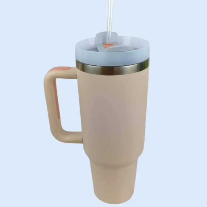 Термочашка кружка с трубочкой Stanley