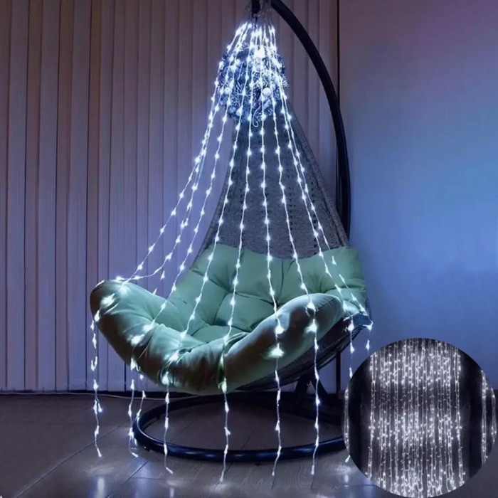 Xmas гірлянд (Водоспад 3M*2M) 360LED W-3 Біла
