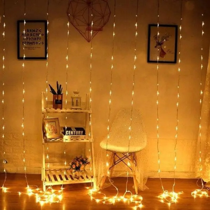 Xmas гірлянда (Водоспад 3M*2M) 360LED WW-3 Теплий білий