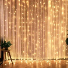 Xmas гірлянда 480 LED (Водоспад 3M*3M) теплий білий