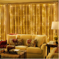 Xmas гірлянда LED (Водоспад 3M*1.5M) 240-WW-2 Теплий білий