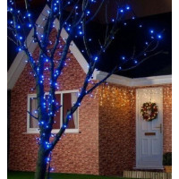 Xmas гірлянда LED 100L 3.3 Line B-1 Синя 10 м Вулична + з'єднання