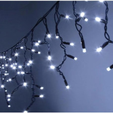 Xmas гірлянда LED 120 3.3Line Short curtain (Сосульки/Бахрома) W-2 Біла 5 м Ул.+соїд.