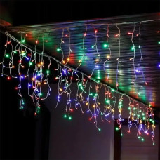 Xmas гірлянда LED 120 3.3Line Short curtain (Сосульки/Бахрома) M-1 RGB 5 м Ул.+соед.