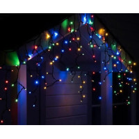 Xmas гірлянда LED 120 3.3Line Short curtain (Сосульки/Бахрома) M-2 RGB 5 м Ул.+соїд.