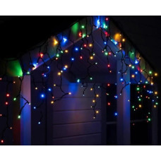 Xmas гірлянда LED 120 3.3Line Short curtain (Сосульки/Бахрома) M-2 RGB 5 м Ул.+соїд.