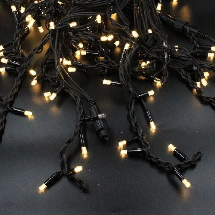 Xmas гірлянда LED 120 3.3Line Short curtain (Сосульки/Бахрома)WW-2 5 м Теп.білий Ул.+соїд.