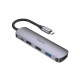 USB-хаб XoKo AC-500 Type-C to RJ45+HDMI+2xUSB 3.0 (XK-AC500-SL) AND 7 in 1