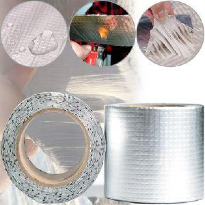 Липка стрічка, скотч з алюмінієвим покриттям Butyl Self Adhesive 15 см*5м