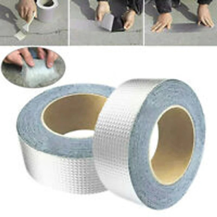 Липка стрічка, скотч з алюмінієвим покриттям Butyl Self Adhesive 5 см*5м