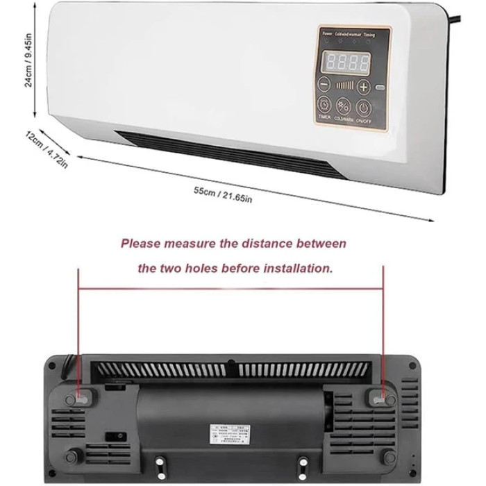 Настенный мобильный обогреватель Wall Air Cooler CX-141 400w