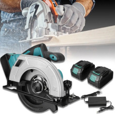 Ручна дискова пила 180 мм з 2 акумуляторами 48 В
