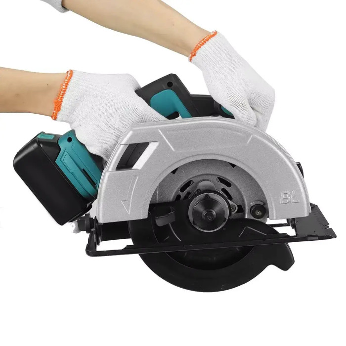 Ручна дискова пила 180 мм з 2 акумуляторами 48 В