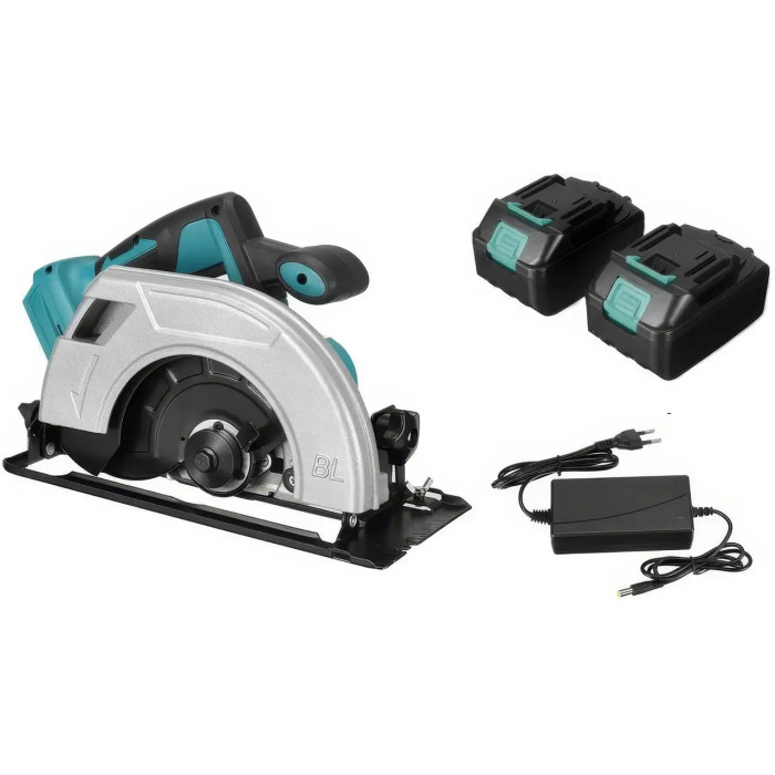 Ручна дискова пила 180 мм з 2 акумуляторами 48 В