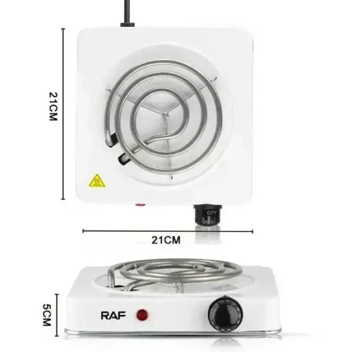 Электрическая спиральная плита RAF R.8010B 1000W