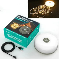 Кемпинговый фонарь-гирлянда для сада и палатки MH-8208, длина 10 м