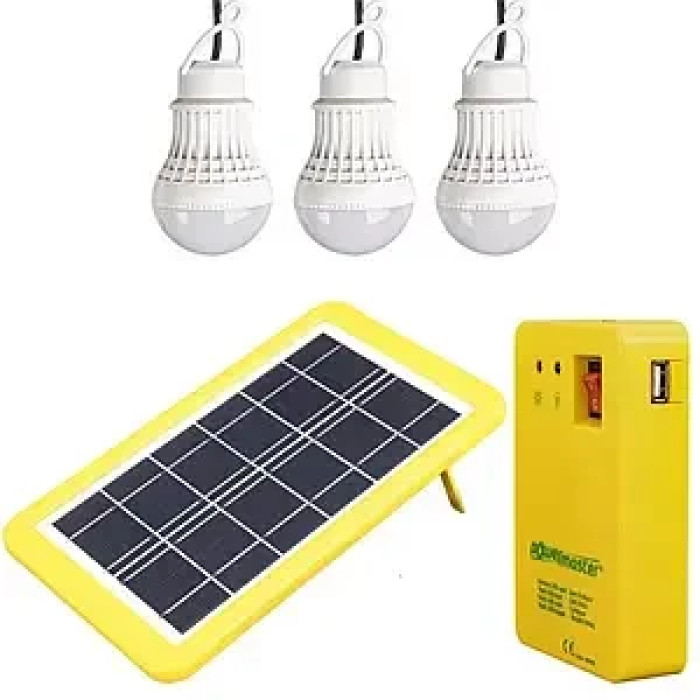 Лампочка светодиодная на солнечной панели 3шт, Power Master 8905