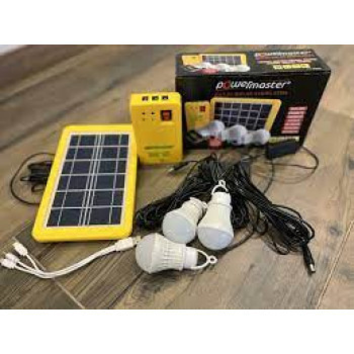 Лампочка светодиодная на солнечной панели 3шт, Power Master 8905