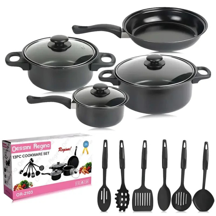 Кухонний набір посуду з 13 предметів Dessini OR-2103