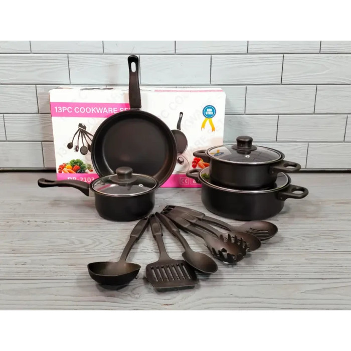 Кухонний набір посуду з 13 предметів Dessini OR-2103