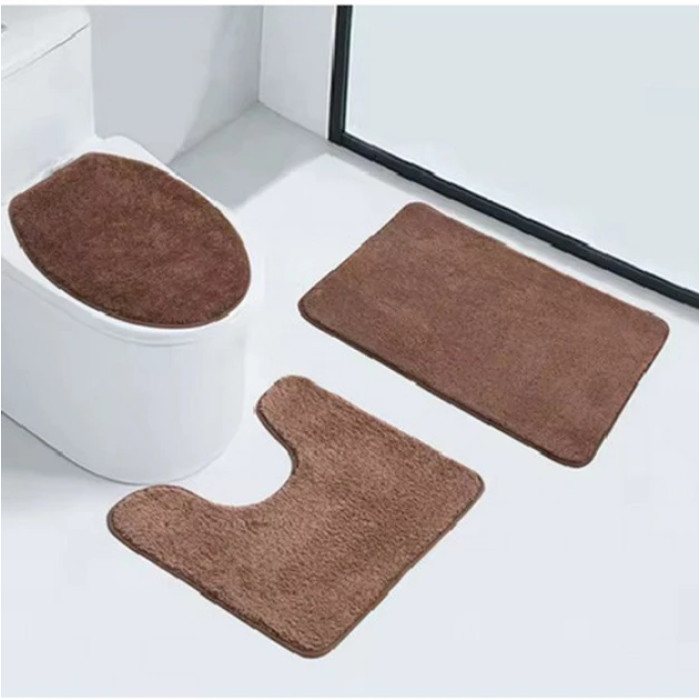 Набор ковриков для ванной 3 в 1
