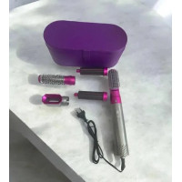 Стайлер для волосся 5 в 1 + шкіряний кейс — фіолетовий